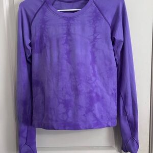 lululemon athletica Purple Tie-Dye Sweatshirt